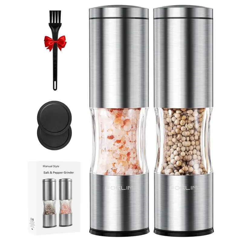4.7Oz Salt And Pepper Grinder Set With Dust Cover 1