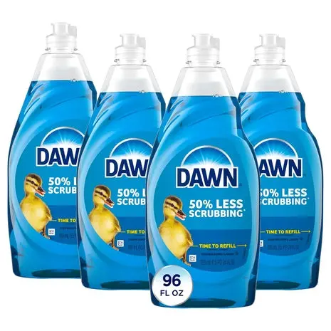 4 Bottles Dawn Ultra Dish Soap 1