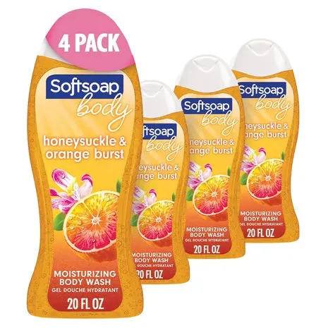 4 Bottles Softsoap Body Wash (2 Variations) 1