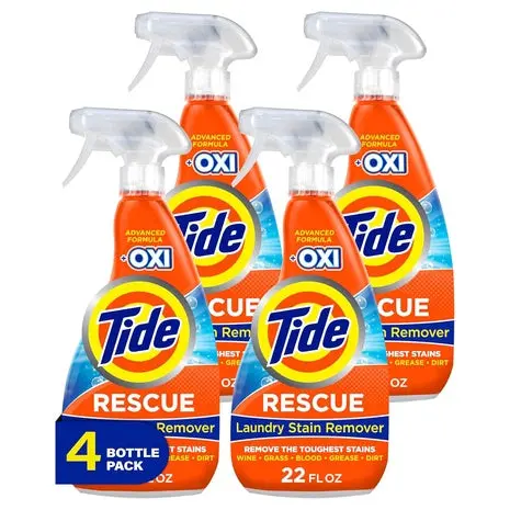 4 Bottles Tide Laundry Stain Remover With Oxi 1