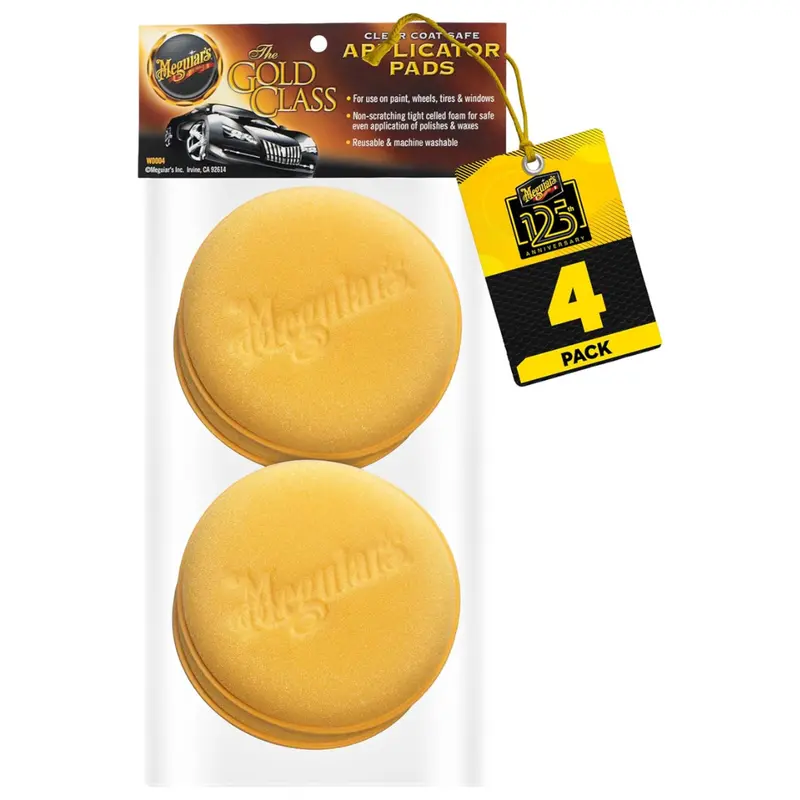 4 Count Meguiar's 4" Foam Applicator Pads 1