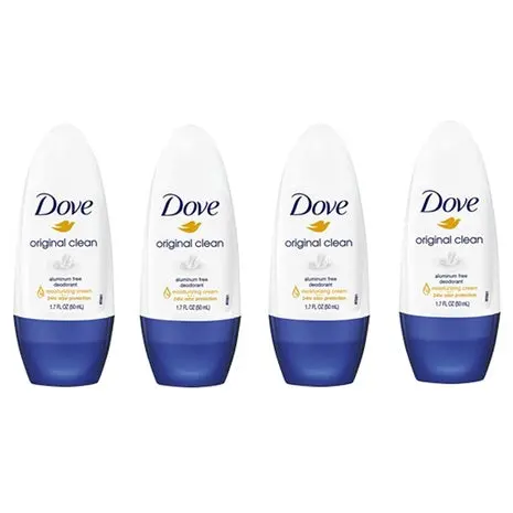 4 Dove Original Clean Roll On Deodorant 1