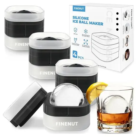 4 Ice Ball Molds 1