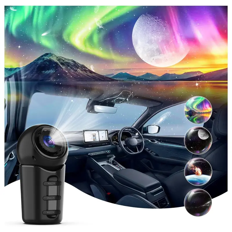 4 In 1 360º Rotating Galaxy Projector For Car 1