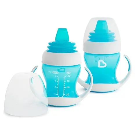 4 Munchkin Gentle Transition Sippy Trainer Cups 1