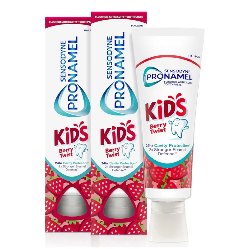 4 Oz 2-Pack Sensodyne Pronamel Kids Fluoride Anticavity Toothpaste 1