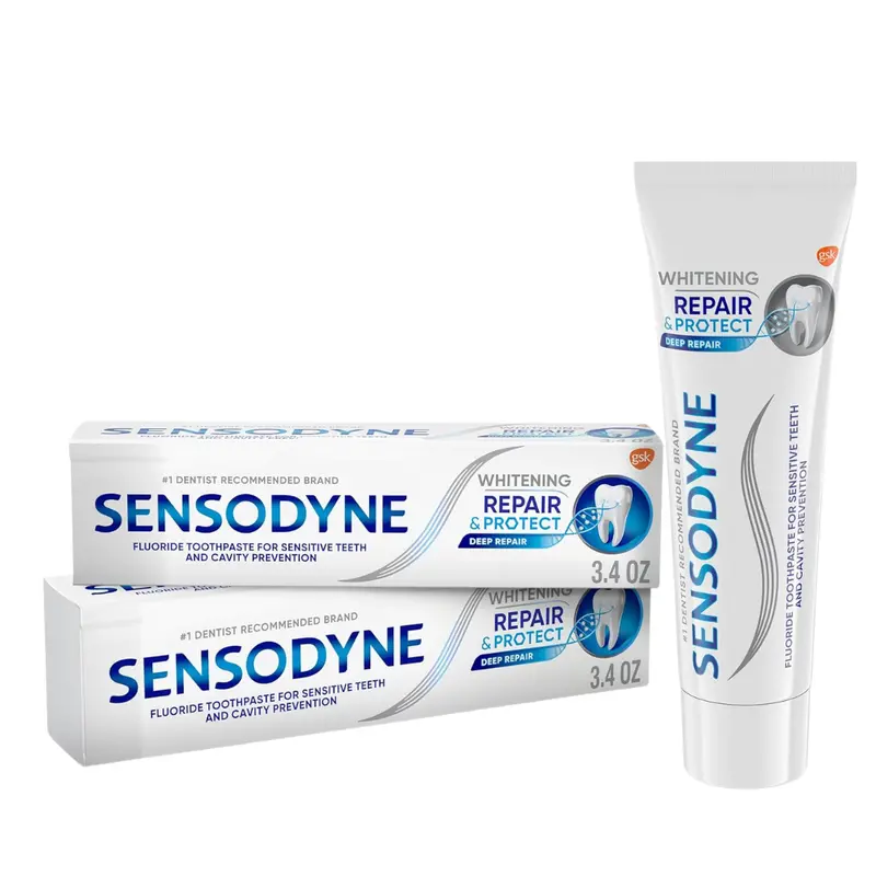 4-Pack (2 X 2-Pack) 3.4-Oz Sensodyne Repair And Protect Whitening Toothpaste 1