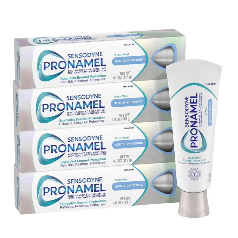 4-Pack 4-Oz Sensodyne Pronamel Gentle Teeth Whitening Toothpaste 1