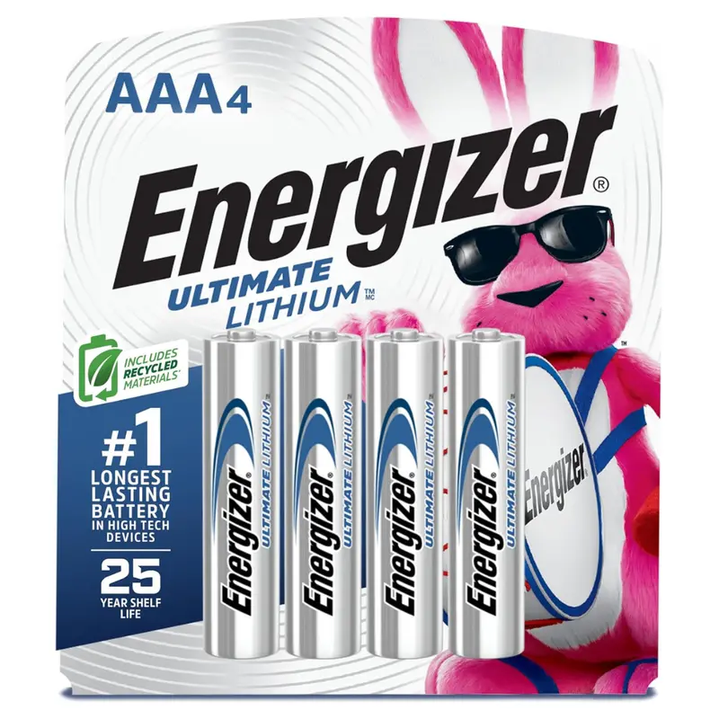 4-Pack Energizer Ultimate Lithium Aaa Batteries 1