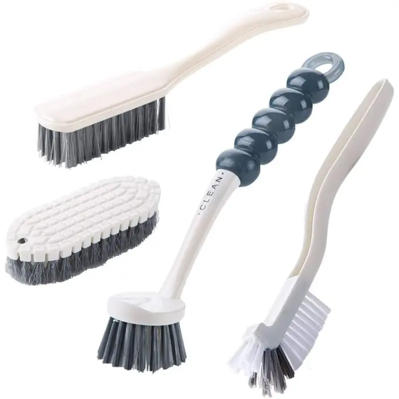 4-Pack Kitchen Cleaning Brushes With Stiff Bristles 1