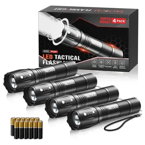 4-Pack Led Flashlights 1