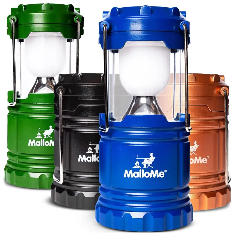 4-Pack Mallome Battery-Powered Led Camping Lanterns 1
