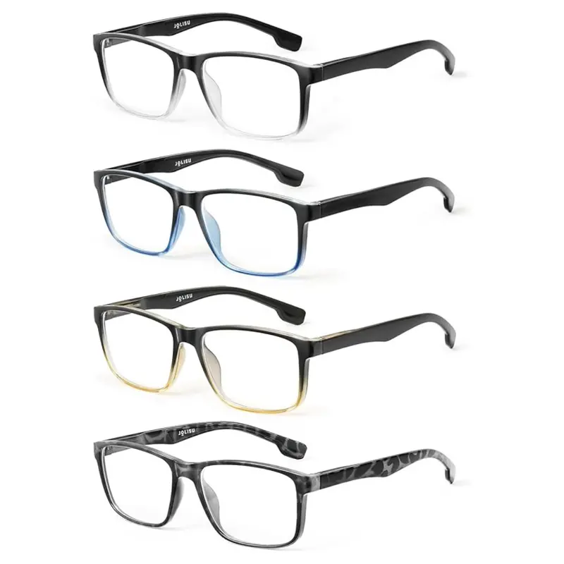 4-Pack Men's Reading Glasses With Spring Hinges (+1.50) 1