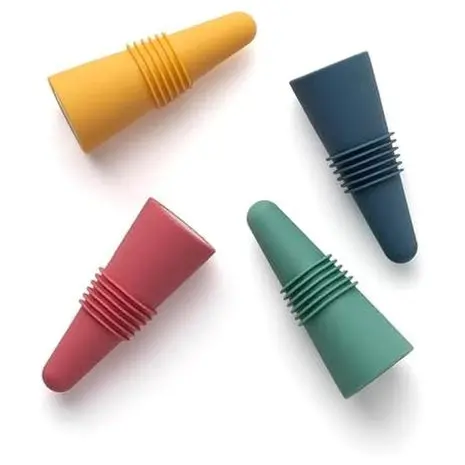 4 Pack Of Rabbit Silicone Wine Stoppers 1