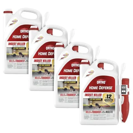4-Pack Ortho Home Defense Insect Killer With Comfort Wand 1.1 Gal 1