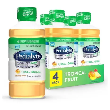 4-Pack Pedialyte Advancedcare Tropical Fruit (Ou-D) 1