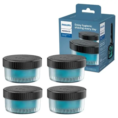 4-Pack Philips Norelco Quick Clean Pod Cartridges 1