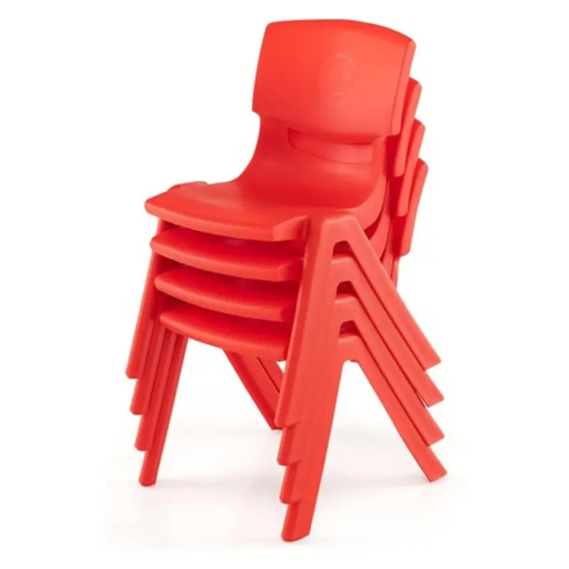 4-Pack Premium 11" H Plastic Stackable School Chairs 1