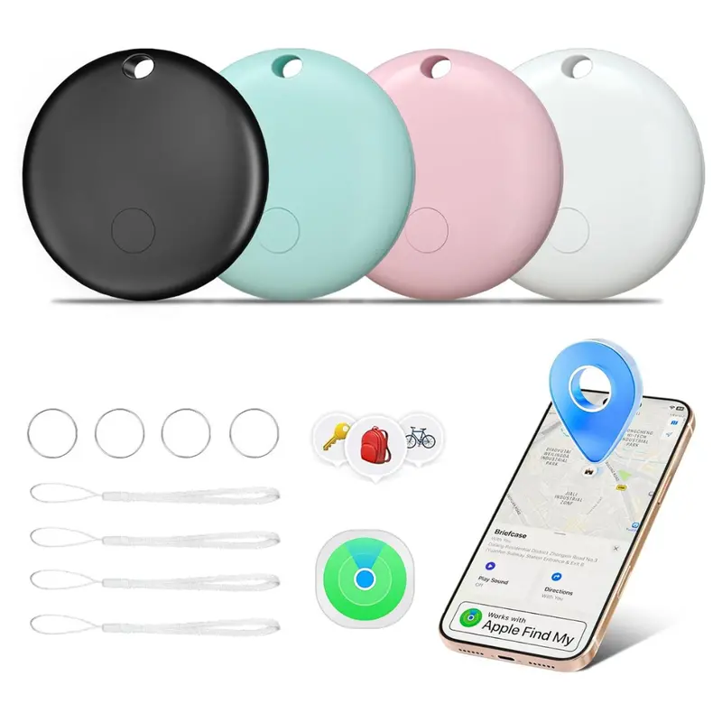 4-Pack Smart Item Finder Tracker Tags W/ Apple Find My (Ios Only) 1