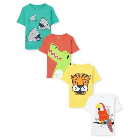 4-Pack The Children's Place Baby Boys & Toddler Graphic T-Shirts 1