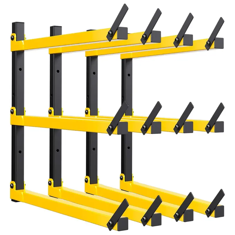 4-Pack Wall-Mount Lumber & Storage Rack 1
