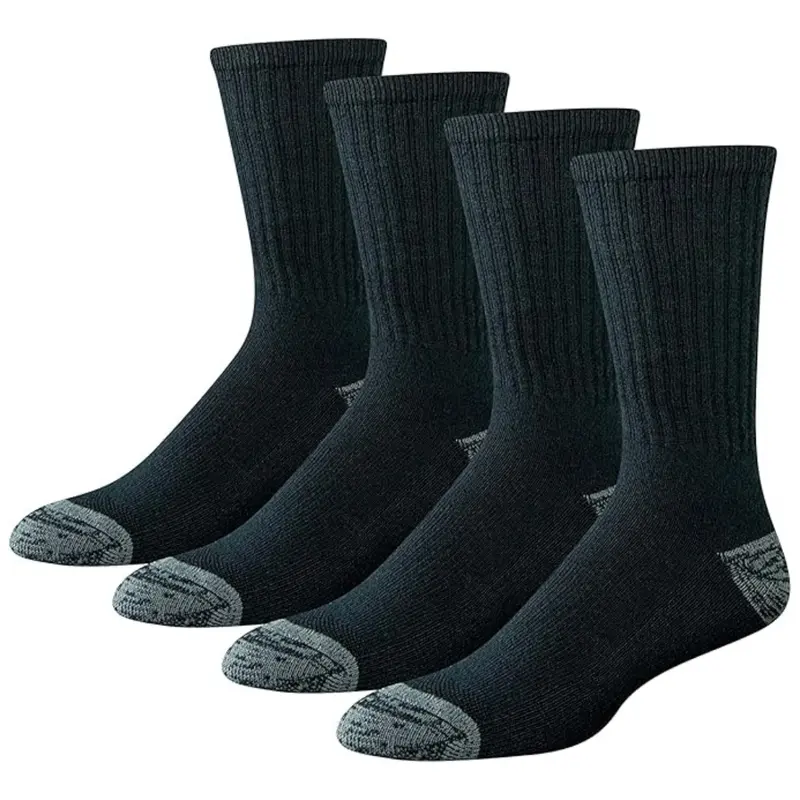 4-Pair Amazon Essentials Men's Cotton Cushioned Socks 1