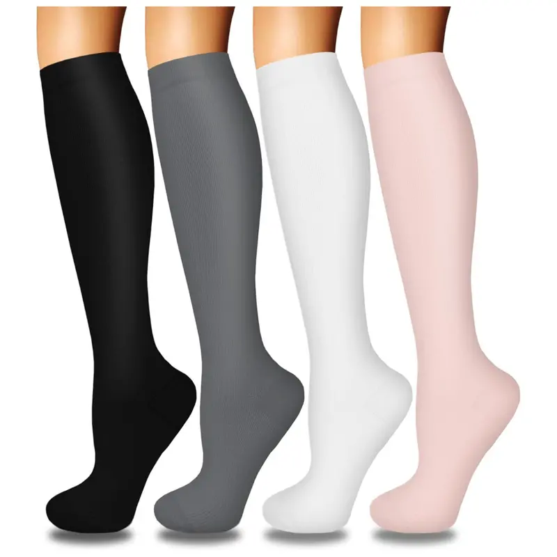 4-Pairs Compression Women's Socks (Size; L-Xl) 1