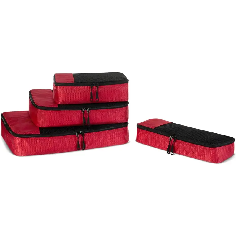 4-Piece Amazon Essentials Travel Organizer Packing Cubes 1