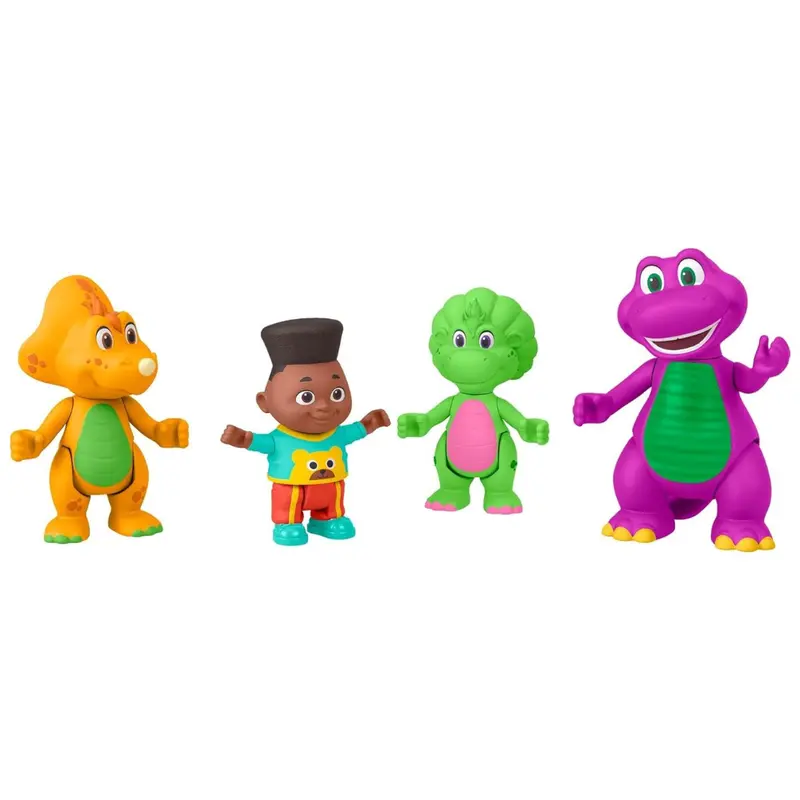 4-Piece Barney's World Barney Hey Friends Toy Set 1