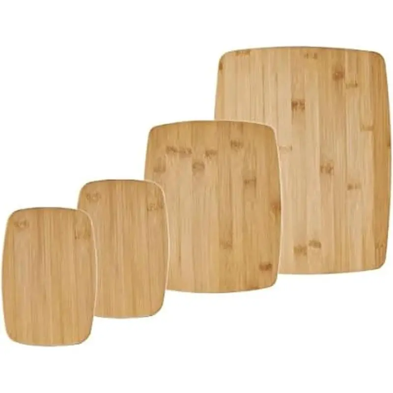 4-Piece Farberware Bamboo Cutting Board Set (Various) 1