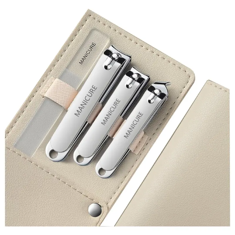 4-Piece Heavy-Duty Nail Clippers Set With Case 1