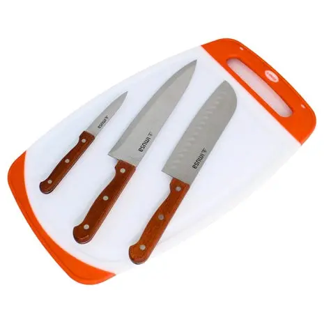 4-Piece Knife & Cutting Board Set 1