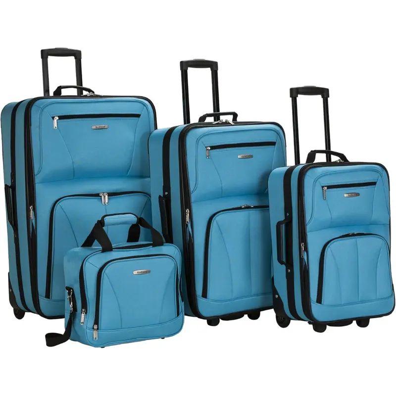 4-Piece Rockland Journey Softside Upright Luggage Set (Various) 1