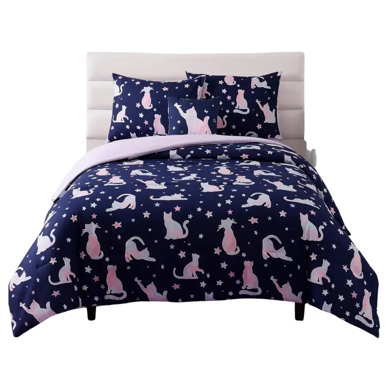 4-Piece Space Full-Size Comforter Bedding Set 1