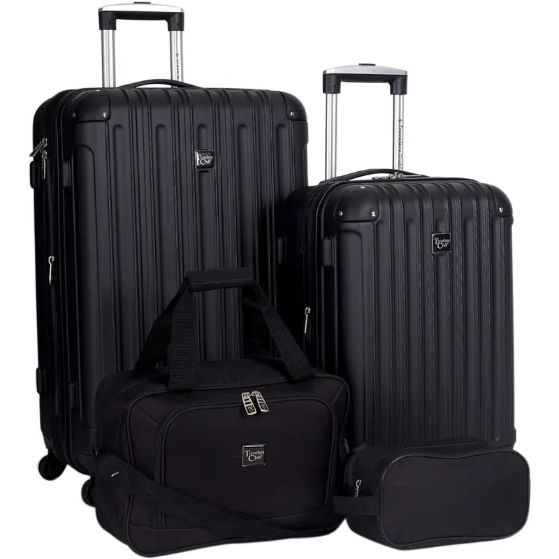 4-Piece Travelers Club Midtown Hardside Luggage Set (26"/20"/15"/10") 1