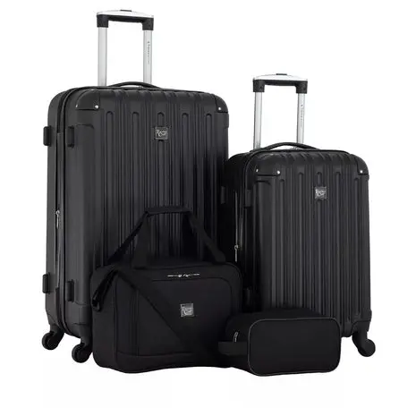 4-Piece Travelers Club Midtown Hardside Luggage Travel Set 1