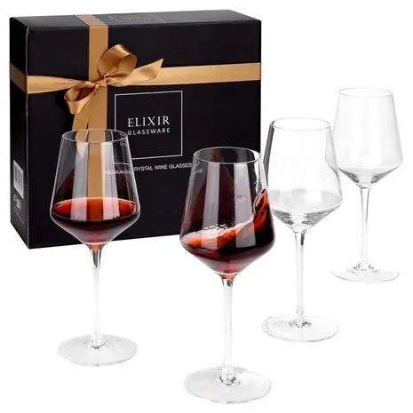 4 Red Wine Glasses 1