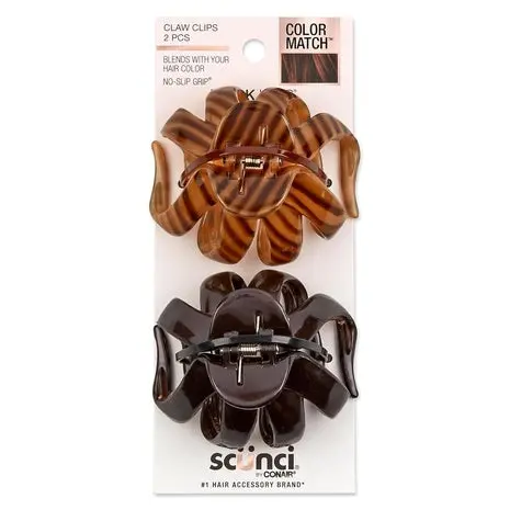 4 Scunci By Conair Jaw Claw Clips 1