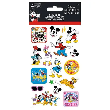 4-Sheet Mickey & Friends Sticker Set 1