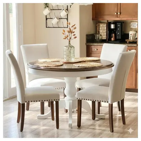 4 Upholstered Dining Chairs 1