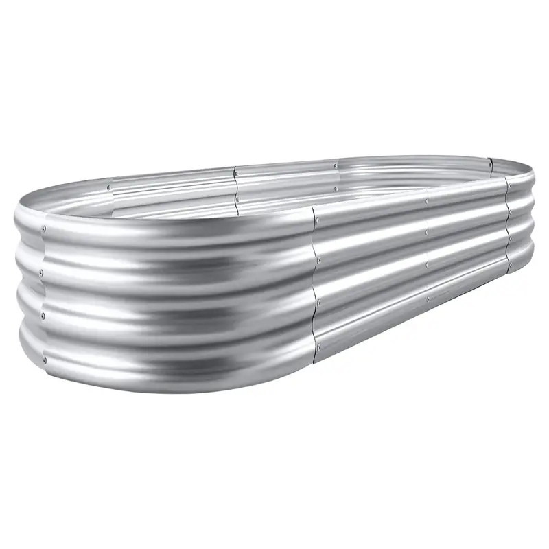 4' X 2' X 1' Galvanized Raised Garden Bed Planter Box Kit 1