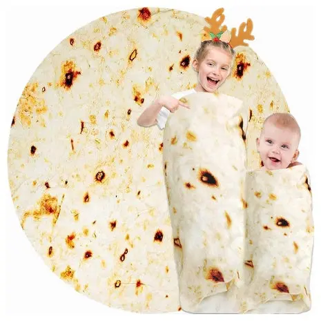 40" Burrito Tortilla Blanket 1