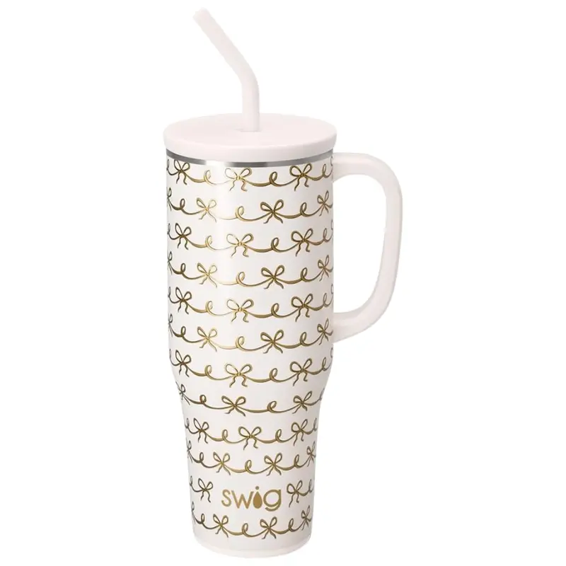 40 Oz Mega Mug Tumbler With Handle And Straw 1