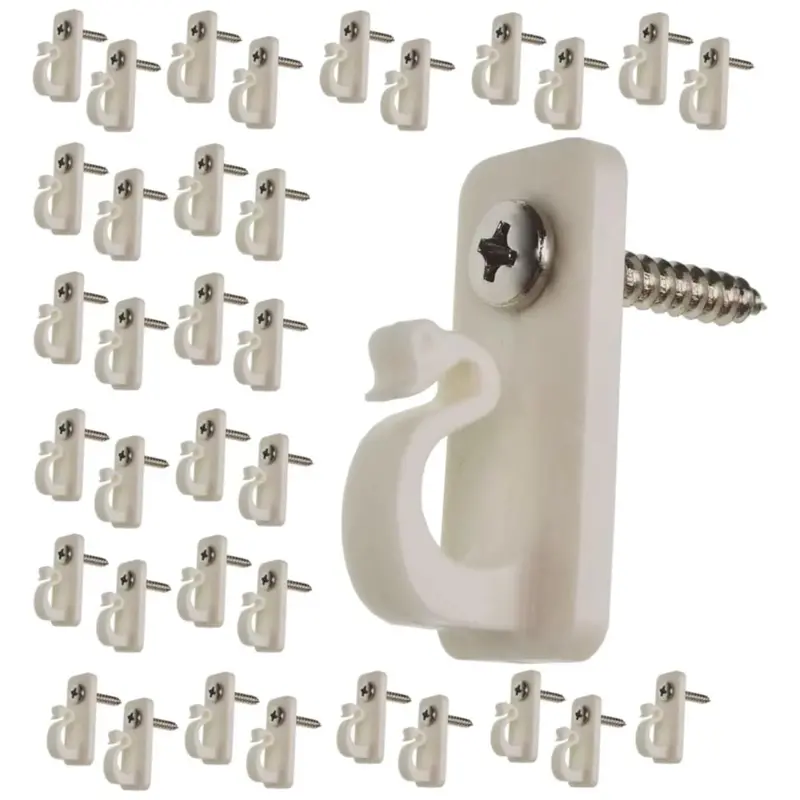 40 Pack Heavy Duty String Lights Hooks Clips 1