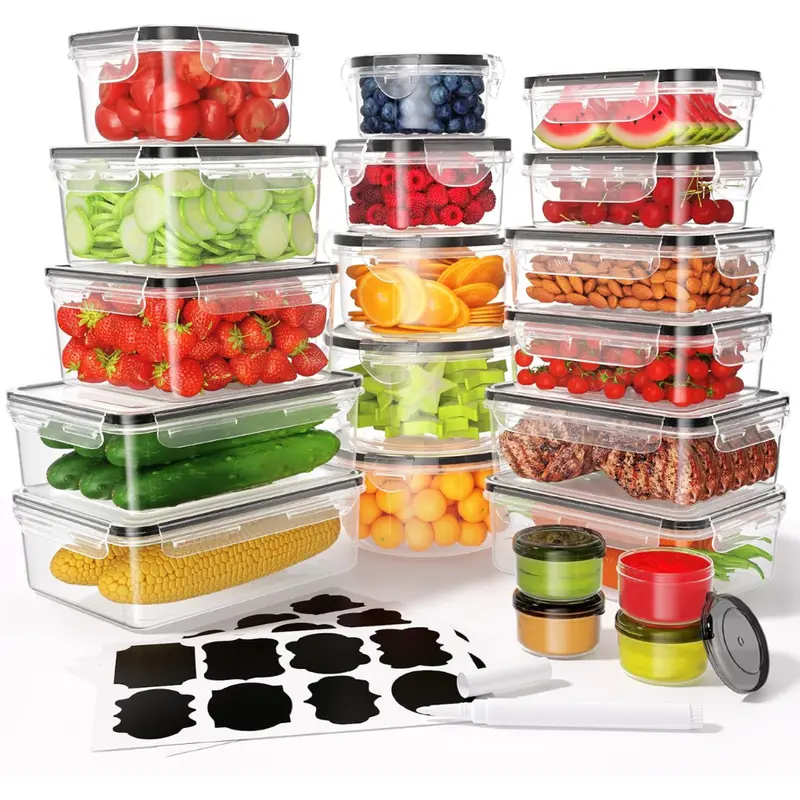 40-Piece Food Storage Containers With Lids (20 Containers & 20 Lids) 1