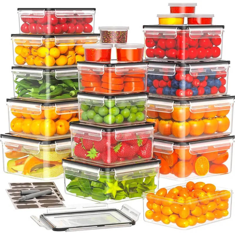 40-Pieces Airtight Food Storage Containers With Lids 1