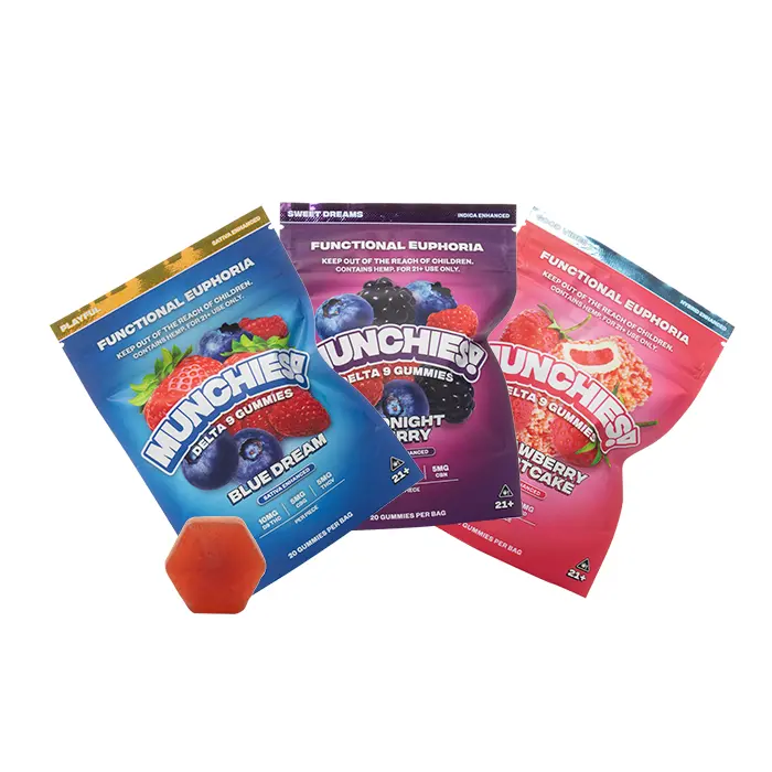 400 Mg | Munchies Functional Euphoria D(9) | 5Pc Gummies 1