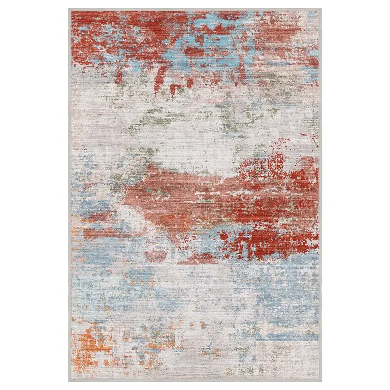40"X50" Modern Abstract Office Chair Rug 1