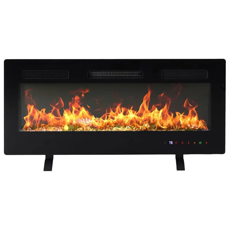 42" Dumos 1500W/750W Freestanding Electric Fireplace 1