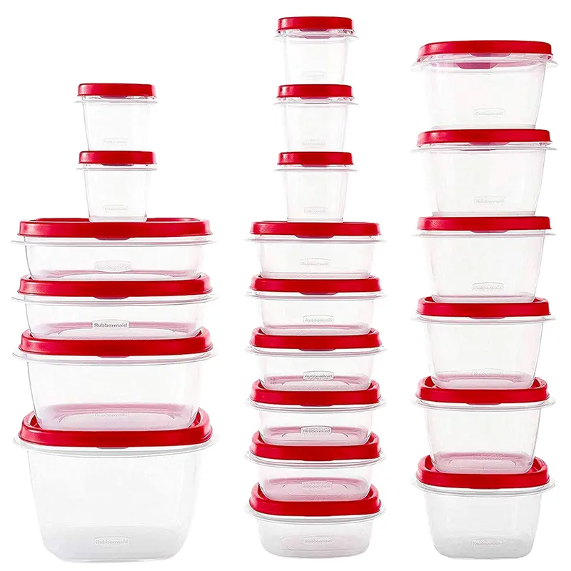 42-Piece Rubbermaid Easy Find Vented Lids Food Storage Container 1